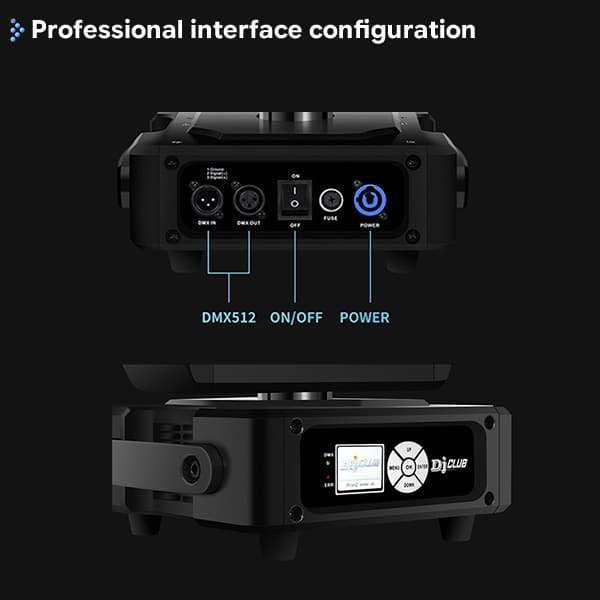 Mini 230W Ultra Bright Moving Head Light