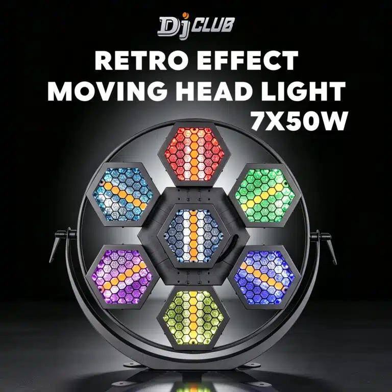 RETRO EFFECT MOVING HEAD LIGHT 7X50W