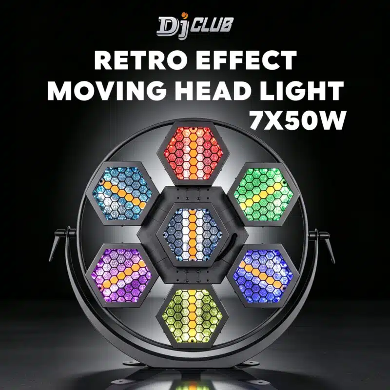 RETRO EFFECT MOVING HEAD LIGHT 7X50W