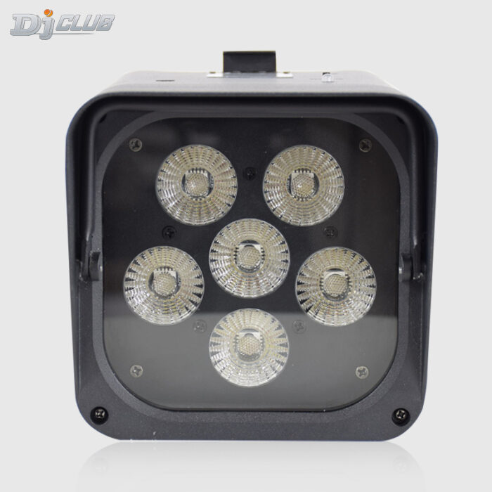DJClub Rechargeable LED PAR Light - Portable Wireless for Outdoor Events & Pop-Up Shows - Image 7