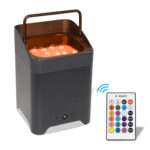 DJClub Rechargeable LED PAR Light - Portable Wireless for Outdoor Events & Pop-Up Shows - Image 2