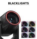 DJClub 2PCS 120W Beam Spot Moving Head Lights - 18 Rotating Prisms + Rainbow Effect for Disco Nightclubs - Image 5