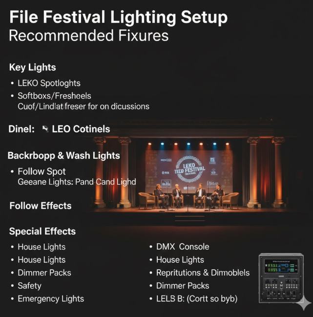 Professional Lighting Rig Checklist for EDM Festivals