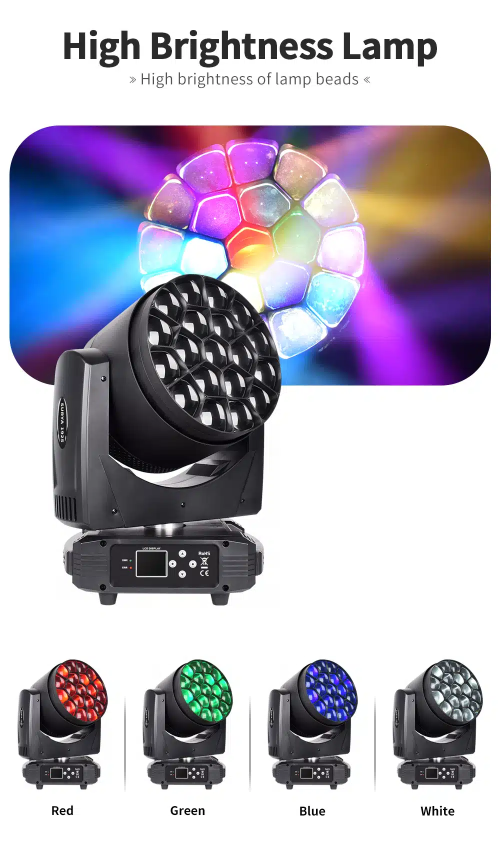 19X25W Bee Eyes Moving Head
