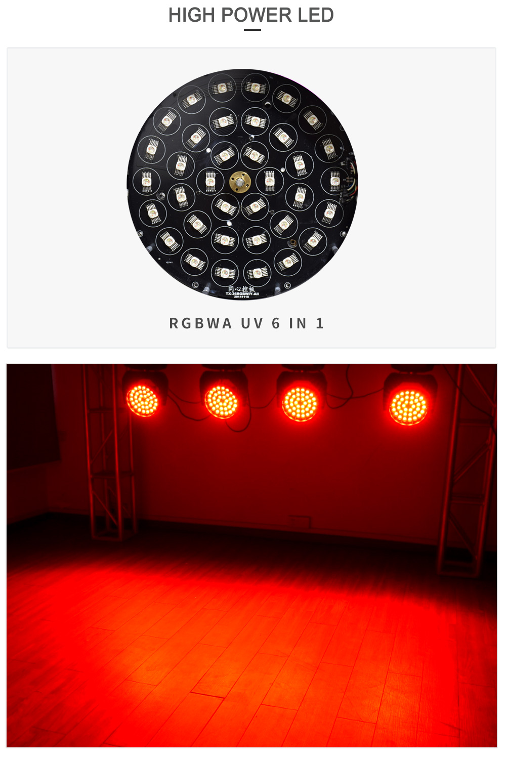 36x18W Moving Head Light