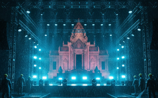 Lighting Solutions for Outdoor Immersive Shows: Engineering for Extreme Environments