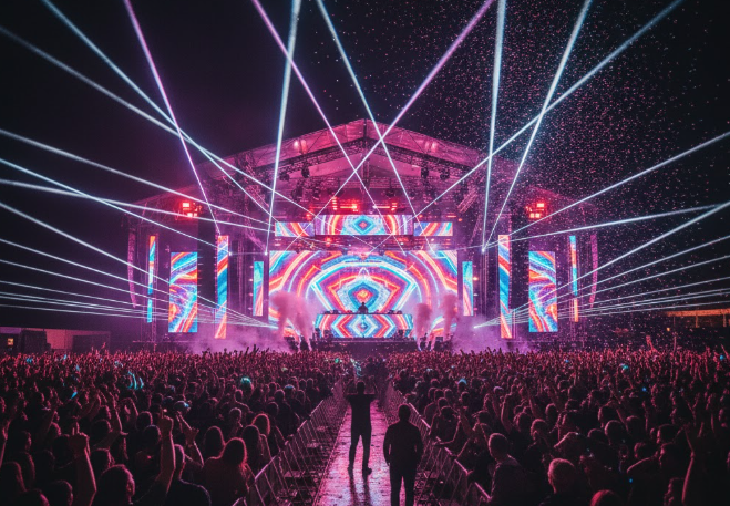 EDM Stage Lighting Design: How to Ignite the Crowd with Professional Beam Lights