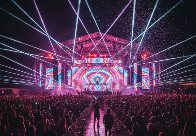 EDM Stage Lighting Design: How to Ignite the Crowd with Professional Beam Lights
