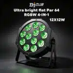 LED FLat Par 12x12W RGBW Lyre