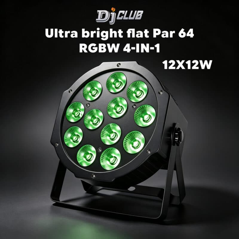 LED FLat Par 12x12W RGBW Lyre