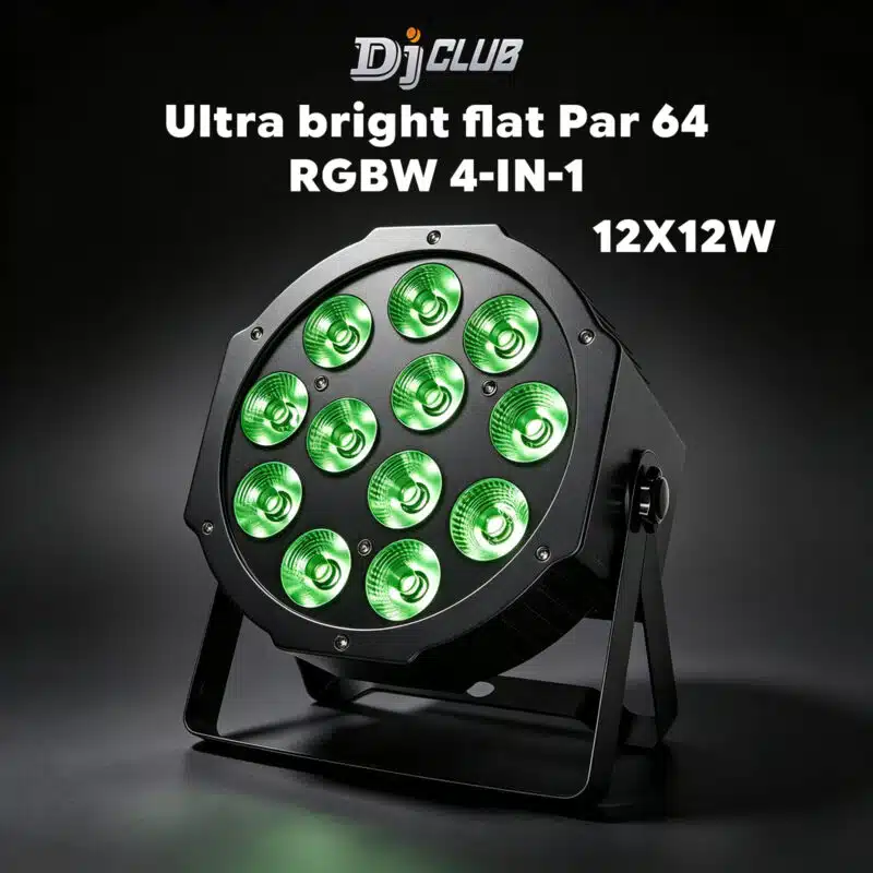 LED FLat Par 12x12W RGBW Lyre