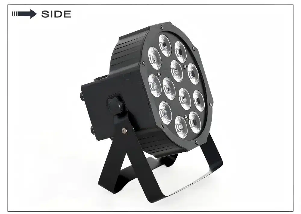LED FLat Par 12x12W RGBW Wash Light