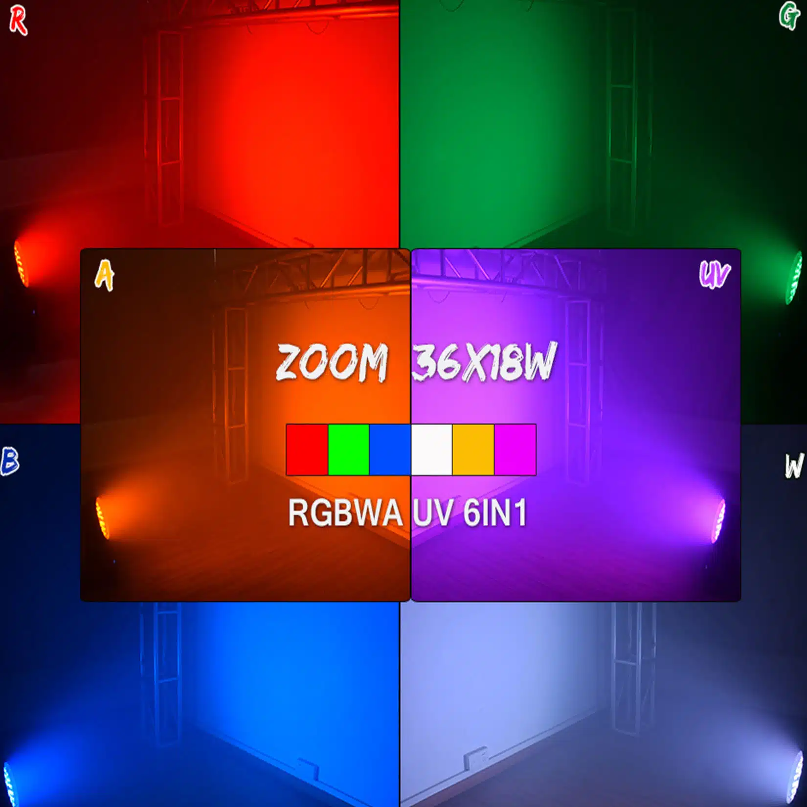 36x18W Moving Head Light