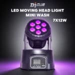 Led Mini Wash 7X12W Moving