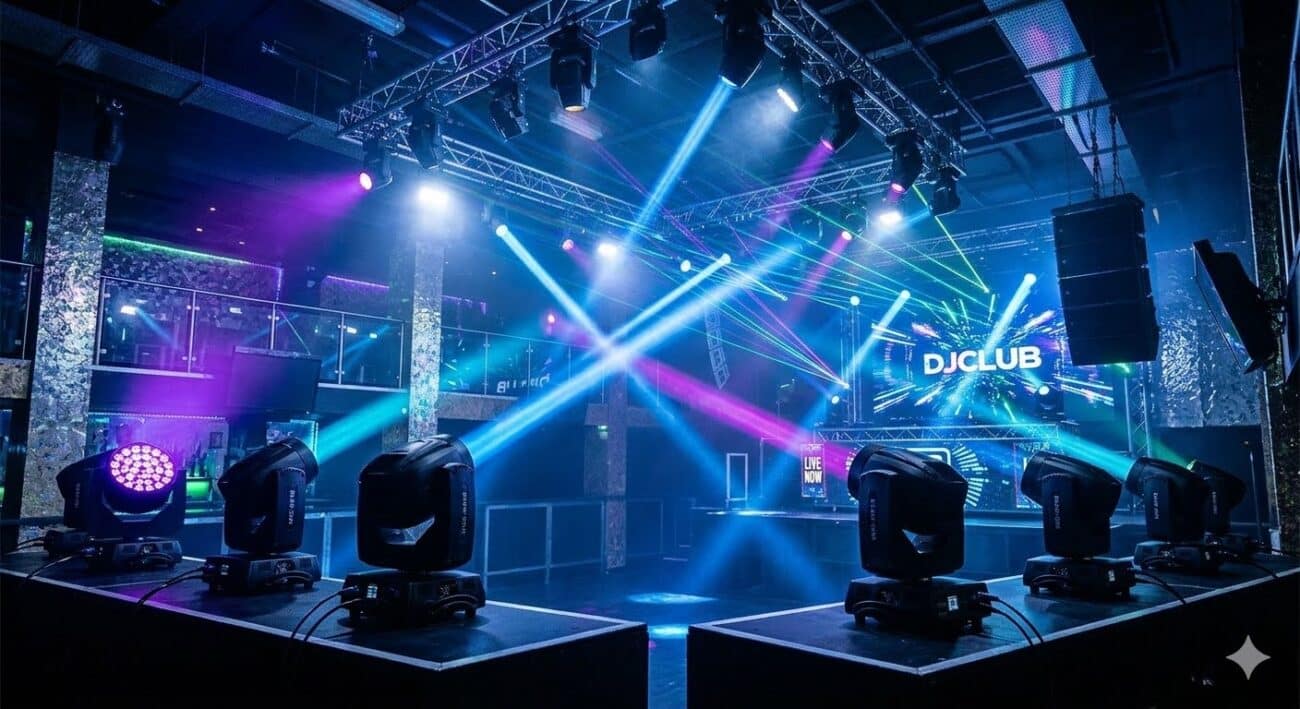 stage lights with good heat dissipation performance