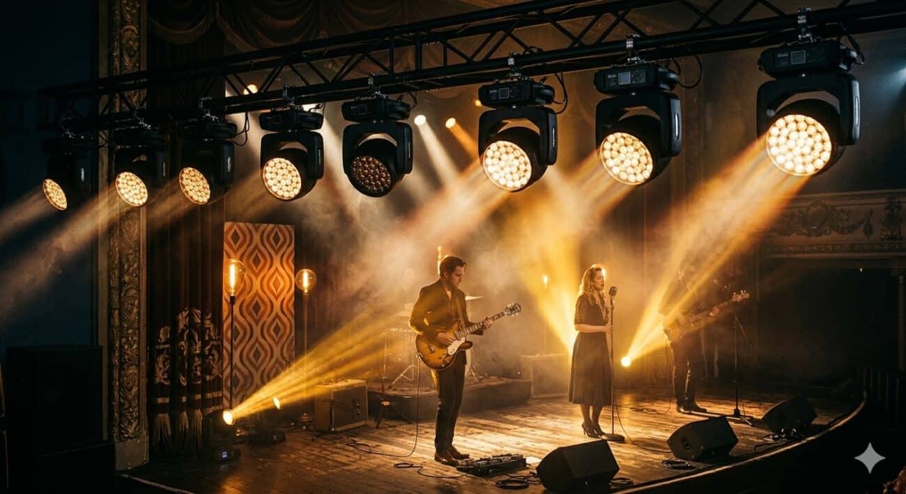 Retro Effect Stage Moving Head Lights