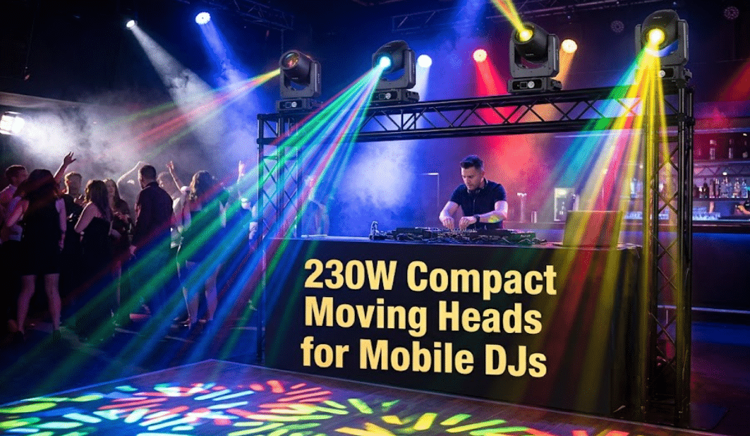 230W Compact Moving Heads for Mobile DJs
