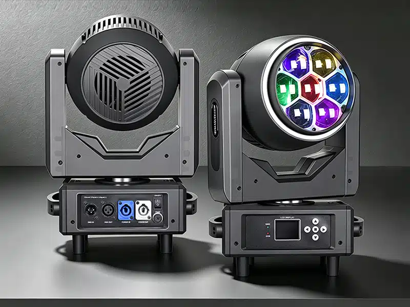 7x40W Mini Bee Eye Shaking Light