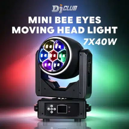 DJClub 7x40W Mini Bee Eye Shaking Light for Outdoor Weddings & Event Stages