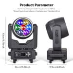 7x40W Mini Bee Eye Shaking Light