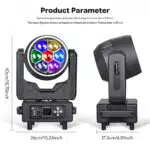 7x40W Mini Bee Eye Shaking Light