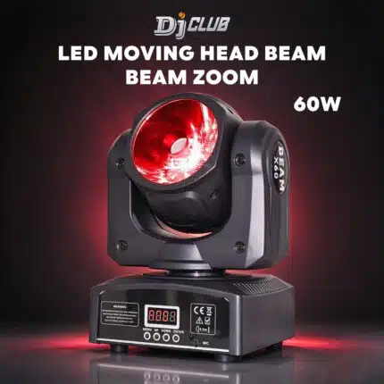 Mini 60W RGBW 4-in-1 Beam Moving Head Light